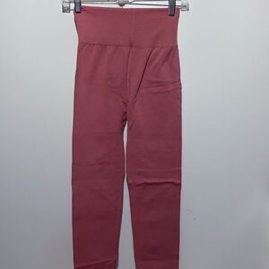Leggings Depot‎ Women's Mauve High Waisted Ankle Pull On Leggings One Size NWT